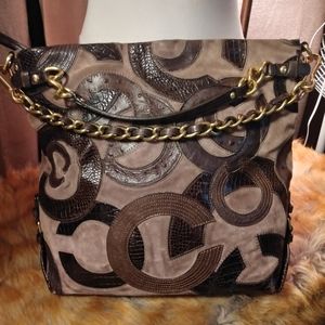 COACH Brooke 14340 Ltd Ed inlaid C 15.5x13.5 OFFERS?